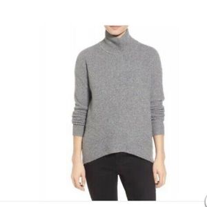 Madewell | Wafflestitch Turtleneck Morino Wool Alpaca Sweater